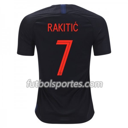 Camisetas Croacia Rakitic 7 Segunda Equipacion Mundial 2018